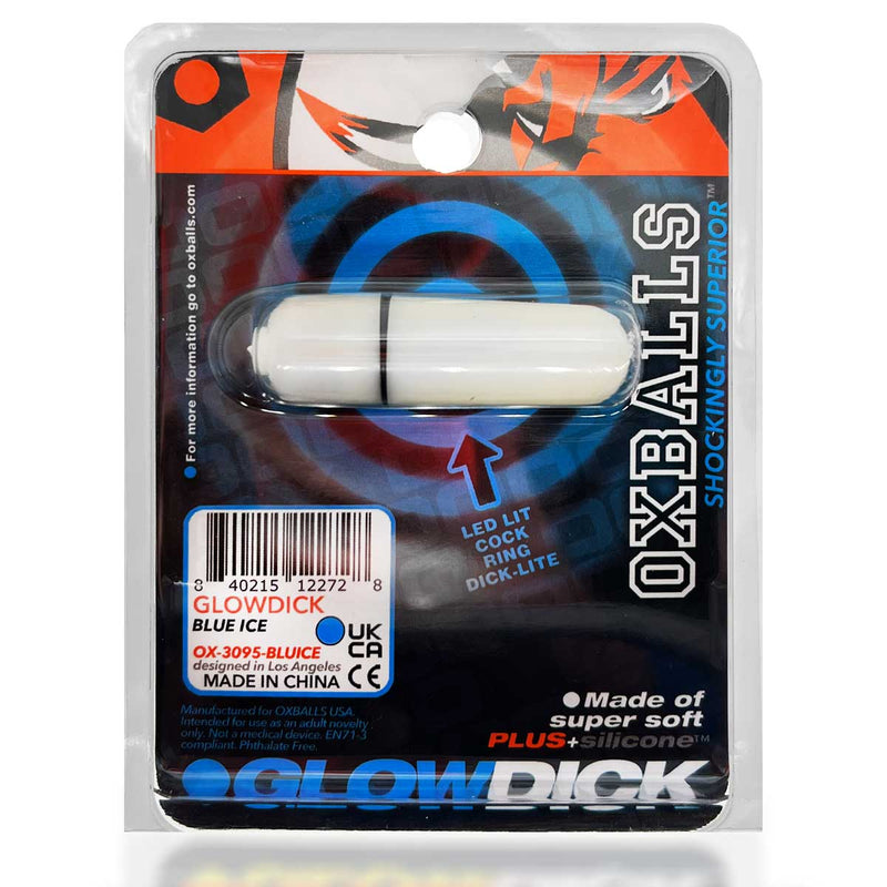 Oxballs Glowdick Cockring With Led - Blue Ice