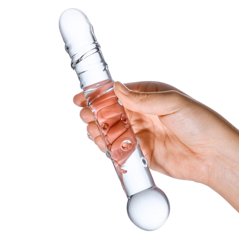 Electric Novelties Callisto Clear Glass Dildo