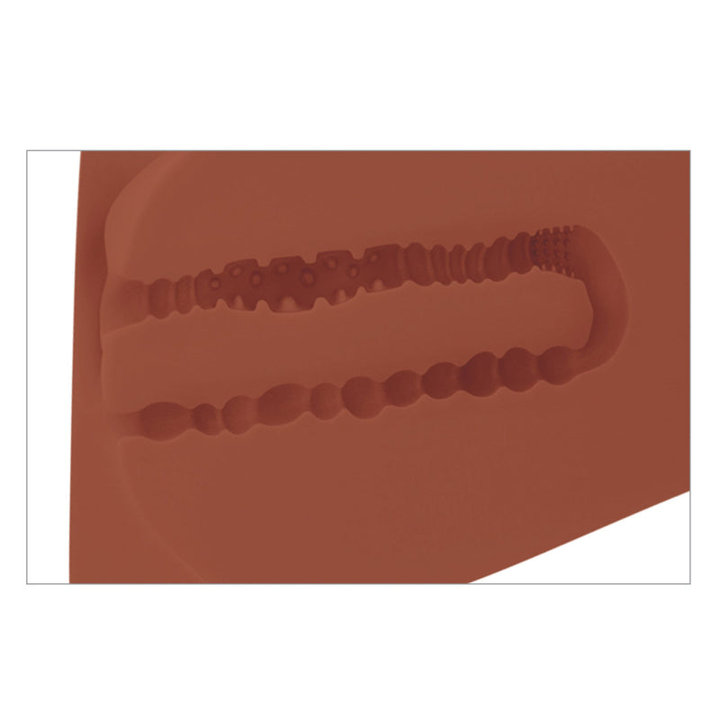 Pipedream PDX Plus EZ Bang Torso - Brown - Stroker Masturbator - Realistic Body Part Stroker
