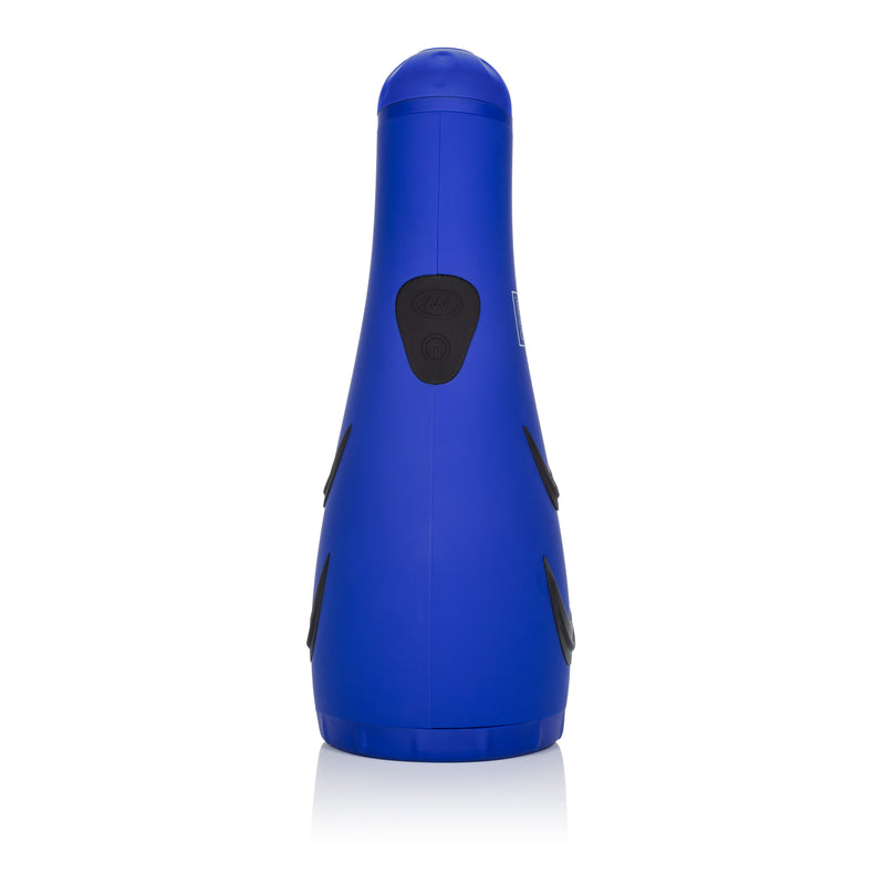 CalExotics Apollo Hydro Power Stroker - Blue - Automatic Stroker Masturbator - Canister Masturbation Cup