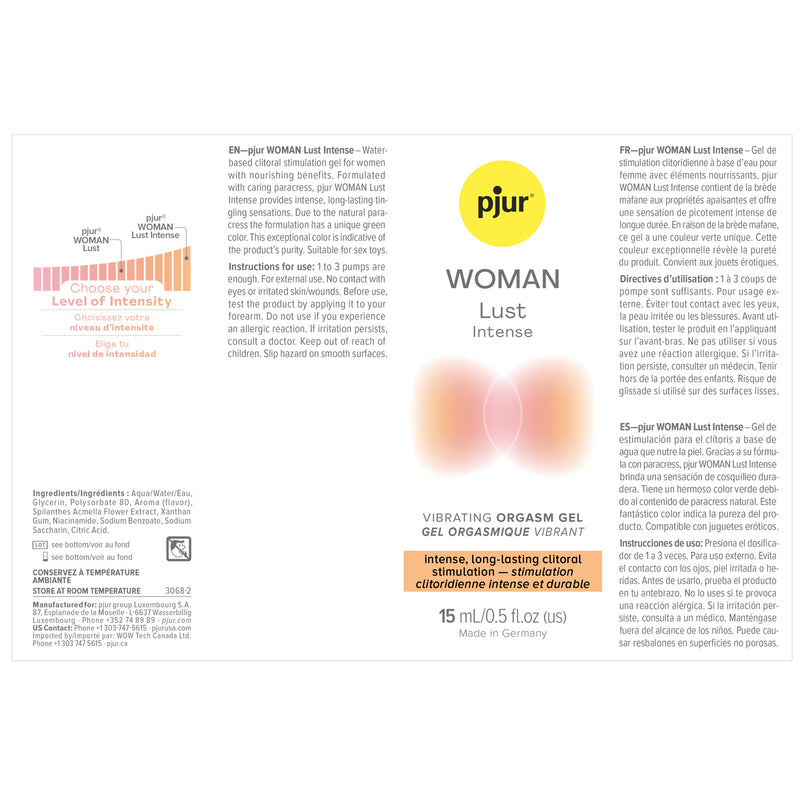 Pjur Pjur Woman Lust Intense Orgasm Gel 15 ml