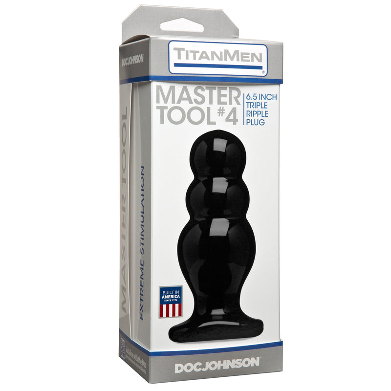 Doc Johnson Titanmen Tool - Master #4 - Black