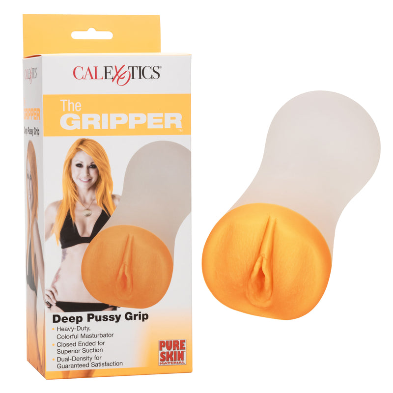 CalExotics The Gripper Deep Pussy Grip - Stroker Masturbator - Realistic Pocket Pussy
