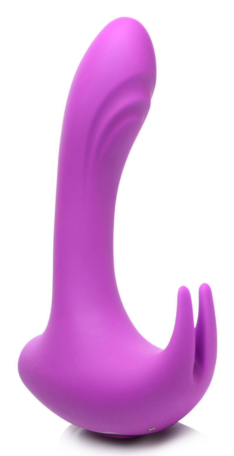 XR Brands 12x Lux Rocker Pulsing and Vibrating G-Spot Rabbit - Pink
