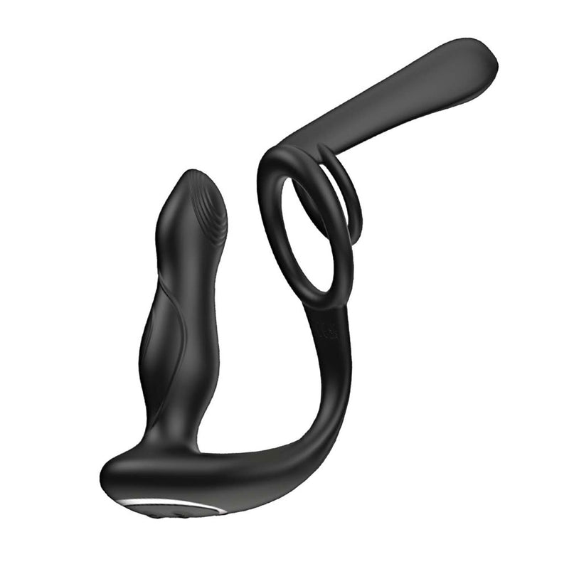 Nasstoys Enhancer Vibro Plug and Penis Sheath - Black