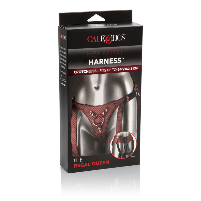 CalExotics Her Royal Harness the Regal Queen - Red