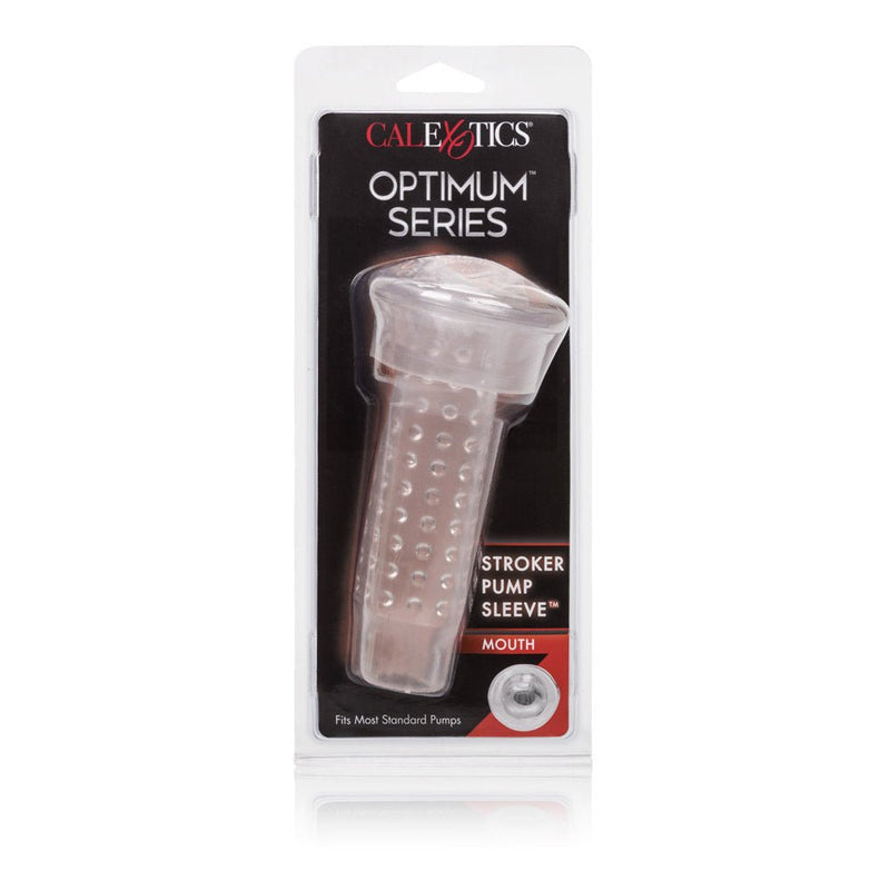 CalExotics Optimum Series Stroker Pump Sleeve Mouth - Stroker Masturbator - Penis Pump Sleeve - Stroker Sleeve