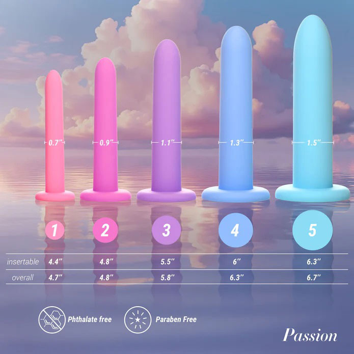 XR Brands Silicone Pelvic Kegel Exerciser Set
