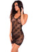 "Festival Flirt Net Dress - One Size - Black PKL-25100BLKOS"