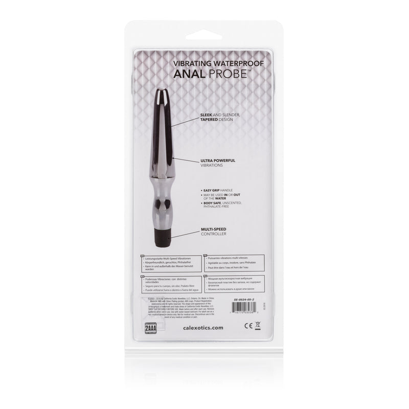 CalExotics Fujikos Waterproof Anal Probe - Silver