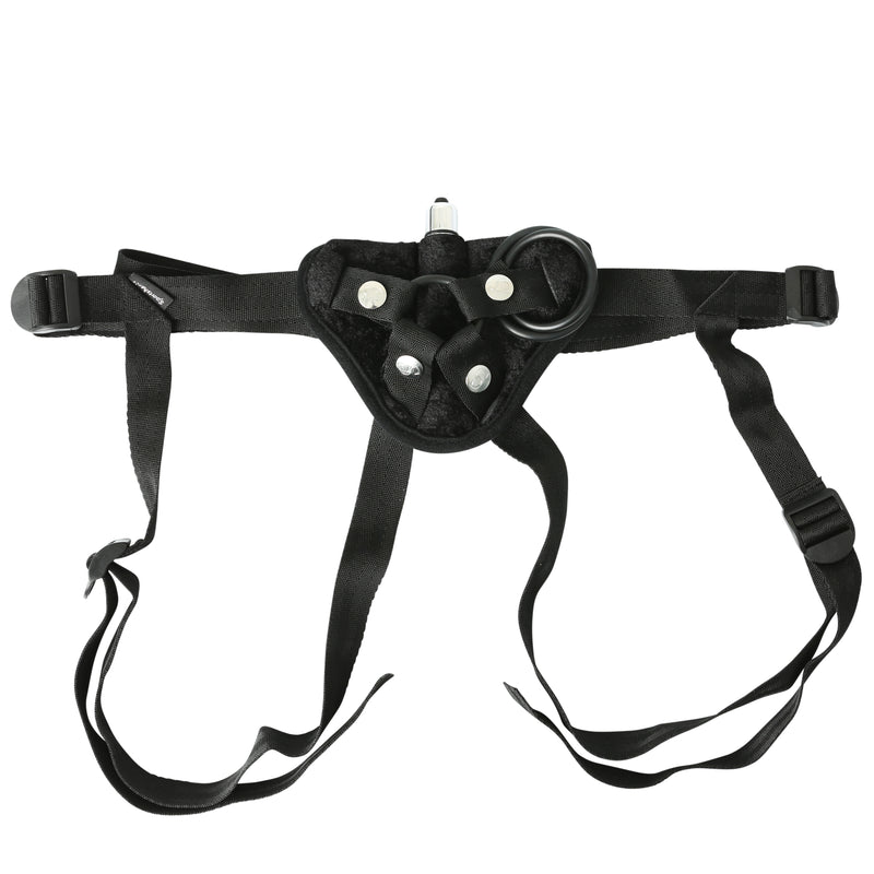 Sportsheets Vibrating Black Velvet Strap On