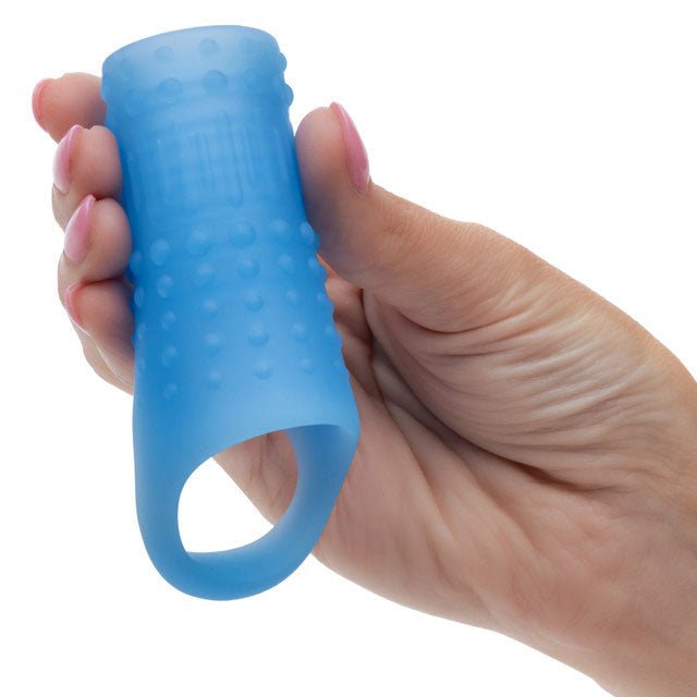 CalExotics Basic Essentials Liquid Silicone Pleasure Enhance - Blue