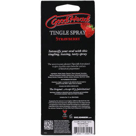 Doc Johnson Goodhead - Tingle Spray - 1 Fl. Oz. Salivating Strawberry