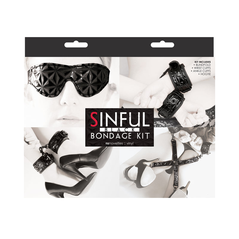 nsnovelties Sinful - Bondage Kit - Black