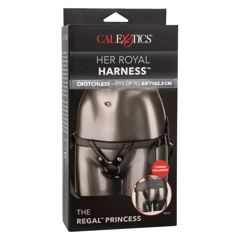CalExotics Her Royal Harness the Regal Princess - Pewter