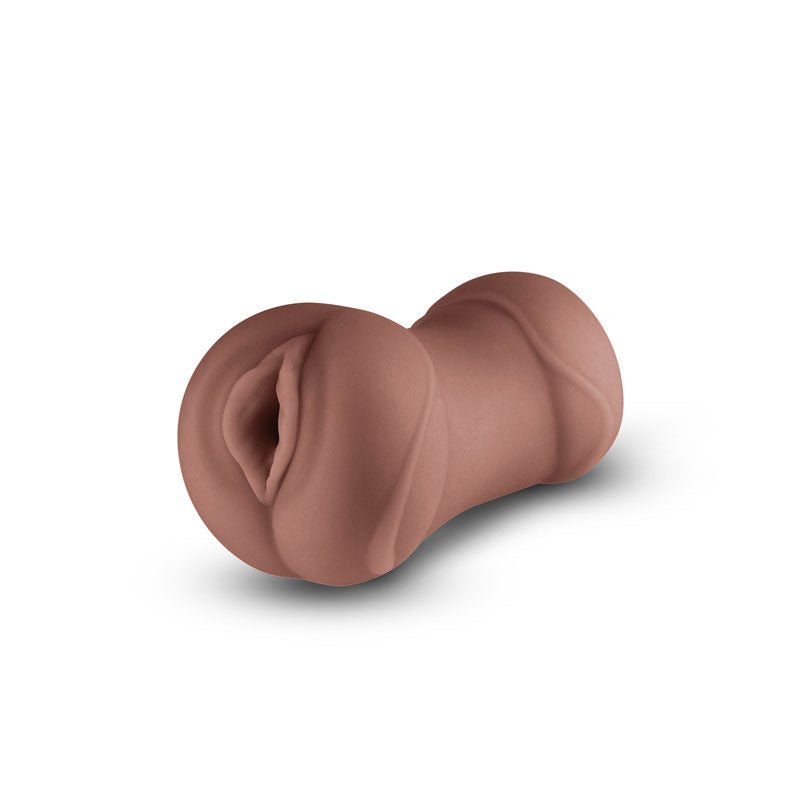 NS Novelties Pocket Pals - Vagina Stroker - Brown - Stroker Masturbator - Realistic Pocket Pussy - Mini Stroker
