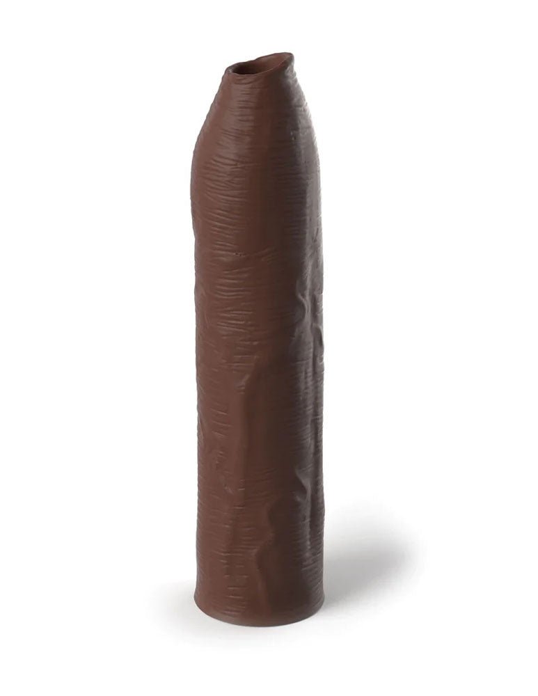 Pipedream Fantasy X-Tensions Elite Uncut 7 Inch Extension Sleeve - Brown