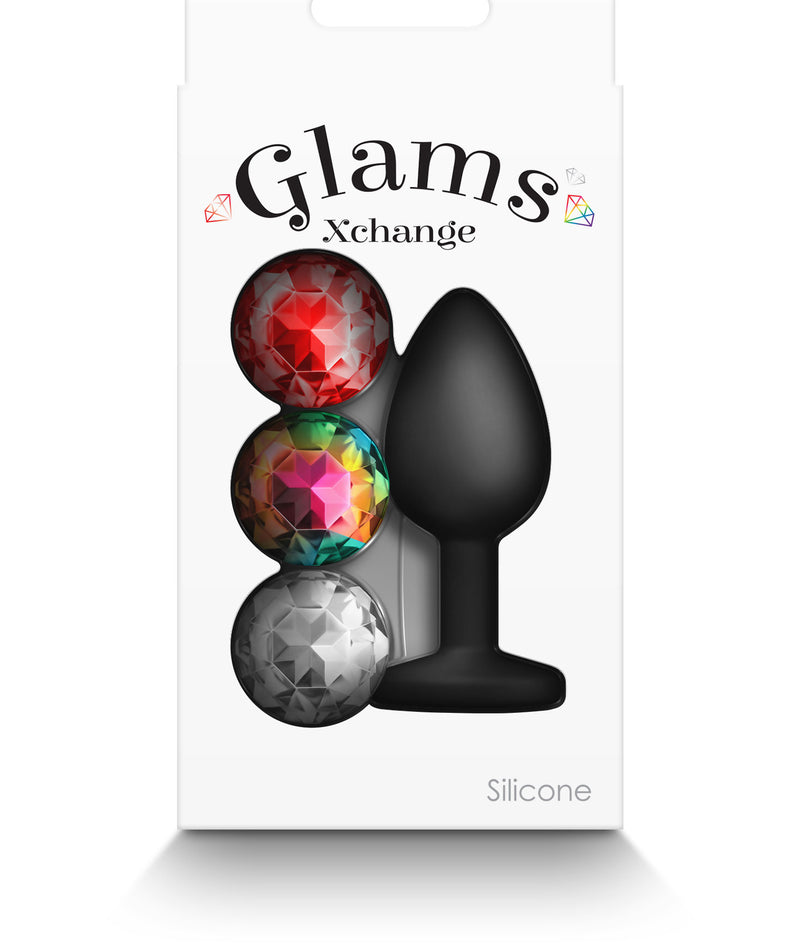 nsnovelties Glams Xchange Round - Small - Black