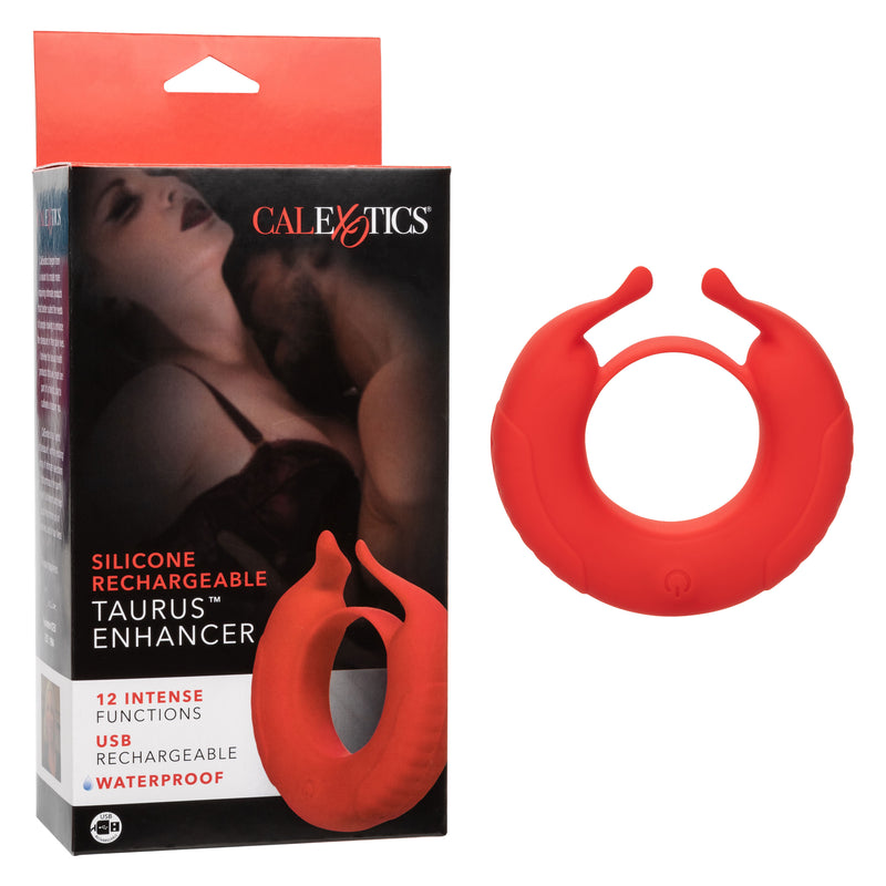 CalExotics Silicone Rechargeable Taurus Enhancer - Red