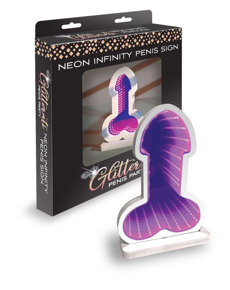 Little Genie Infinity Penis Light Glitterati Penis Party - Purple
