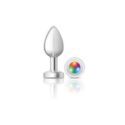 "Light Up Silver Metal Plug - Medium VB-CC9139"