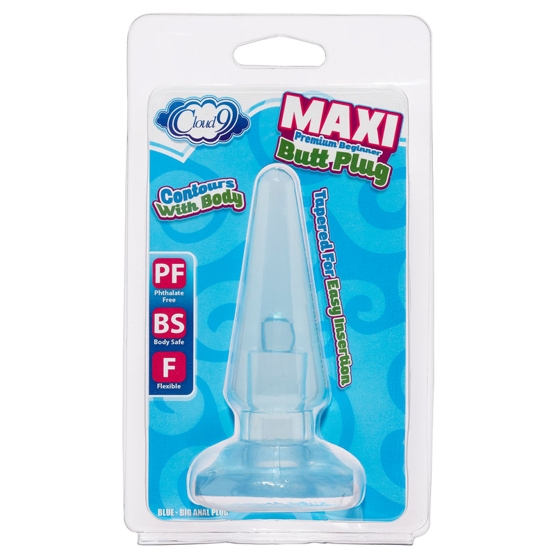 Cloud 9 Novelties Maxi Butt Plug Blue