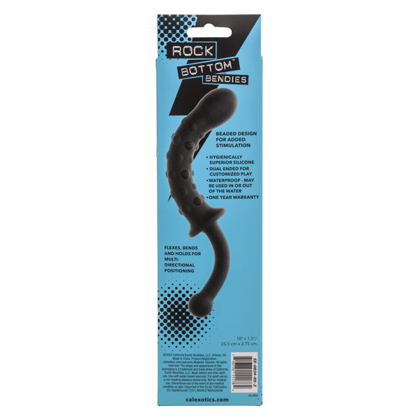 CalExotics Rock Bottom Bendies Bendy Beaded Probe - Black