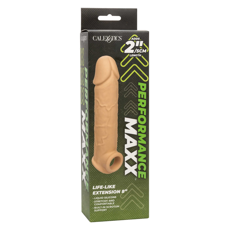 CalExotics Performance Maxx Life-Like Extension 8 Inch - Ivory