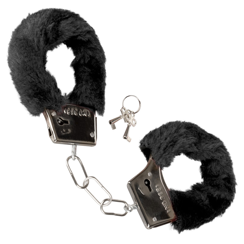 CalExotics Playful Furry Cuffs - Black