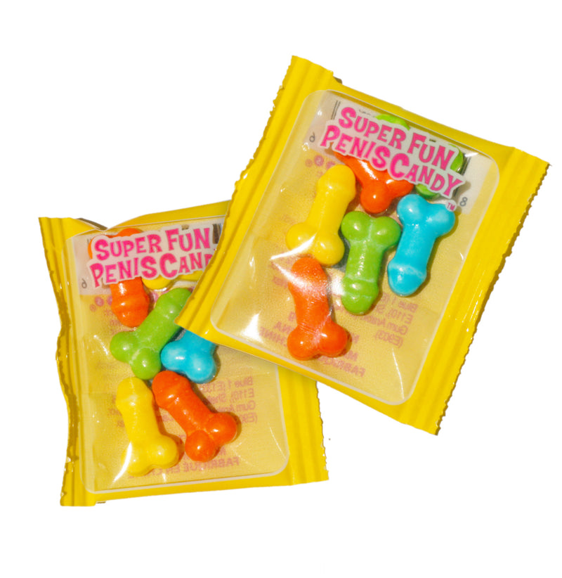 Little Genie Super Fun Penis Candy - 100 Piece p.o.p Display - 3g Bags