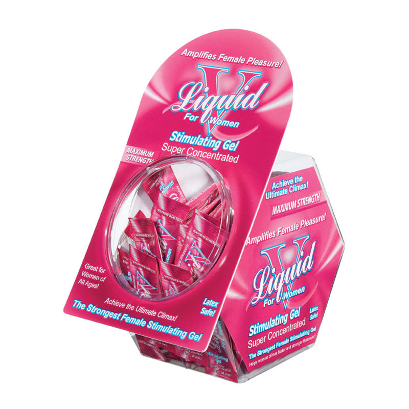 Body Action Liquid v for Women - 50 Pieces Jar Display