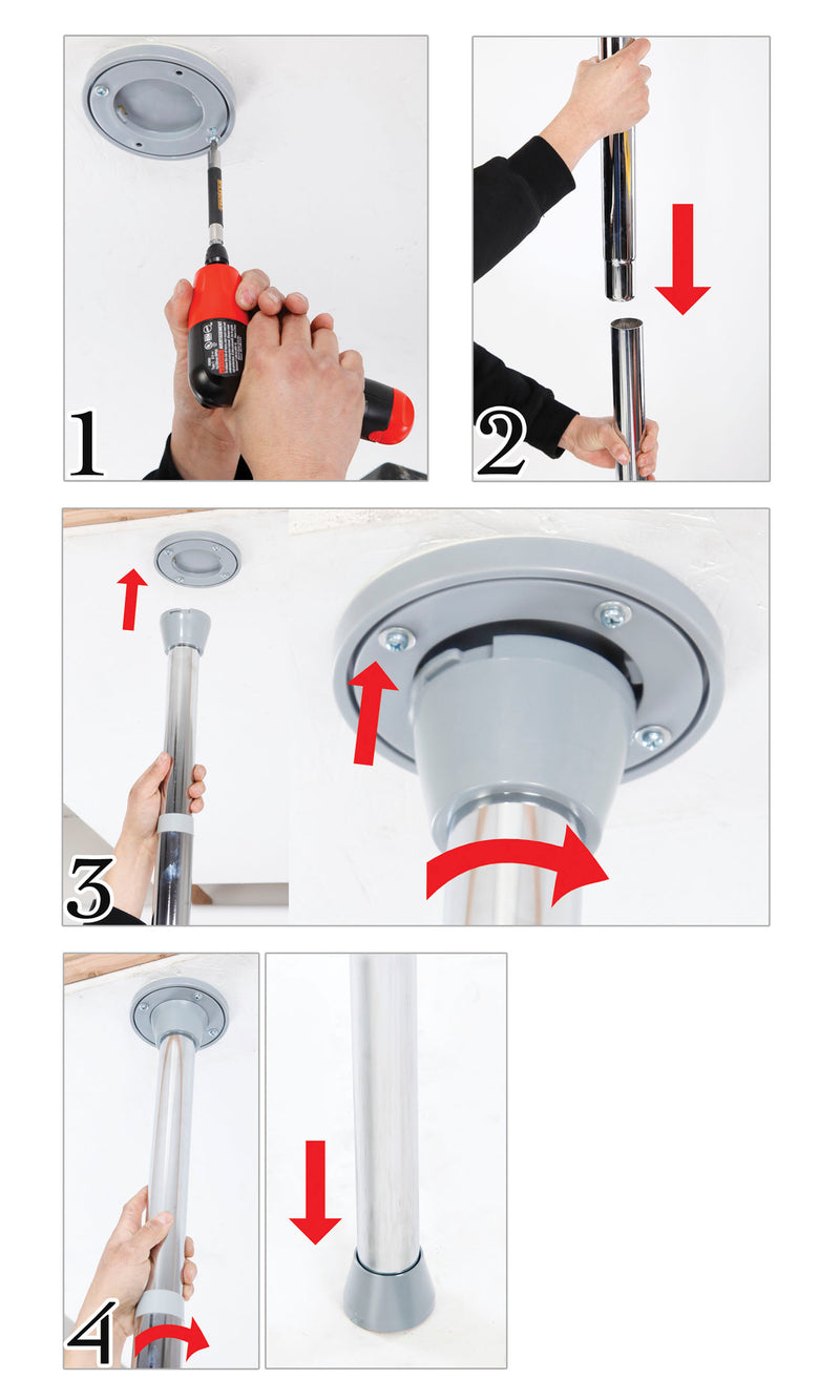 Pipedream Fetish Fantasy Series Light-Up Disco Dance Pole