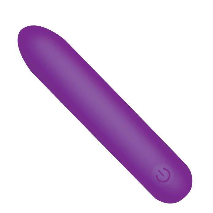 XR Brands Tapered Flexible Silicone Bullet - Purple
