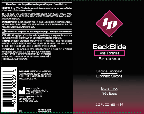 I.D. Lubricants ID Backslide Silicone Lubricant 2.2 Oz