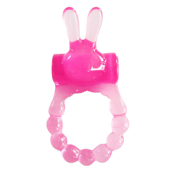 Top Cat Toys Vibrating Bunny Ring - Pink