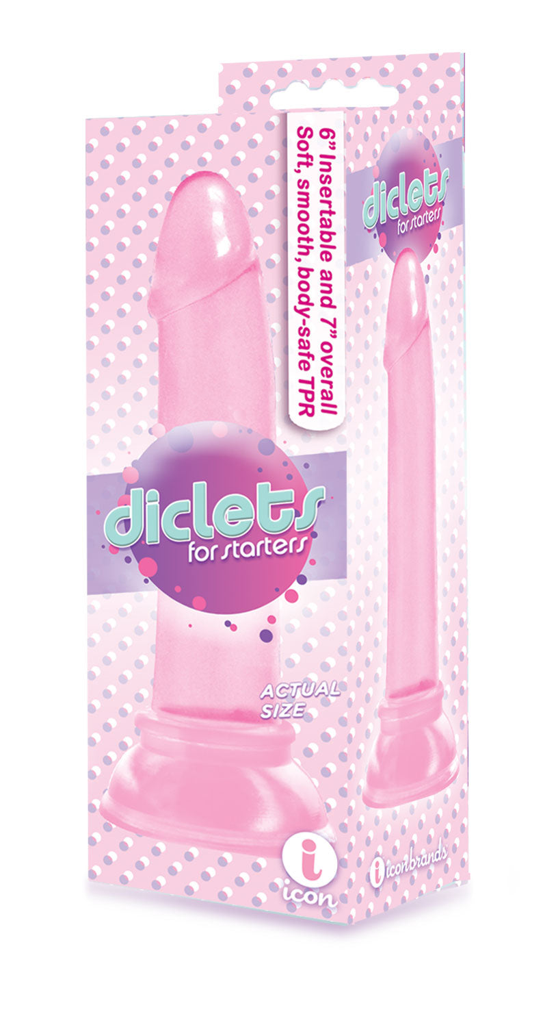 Icon Brands The 9's - Diclet's 7 Inch Jelly Dong - Pink Pink