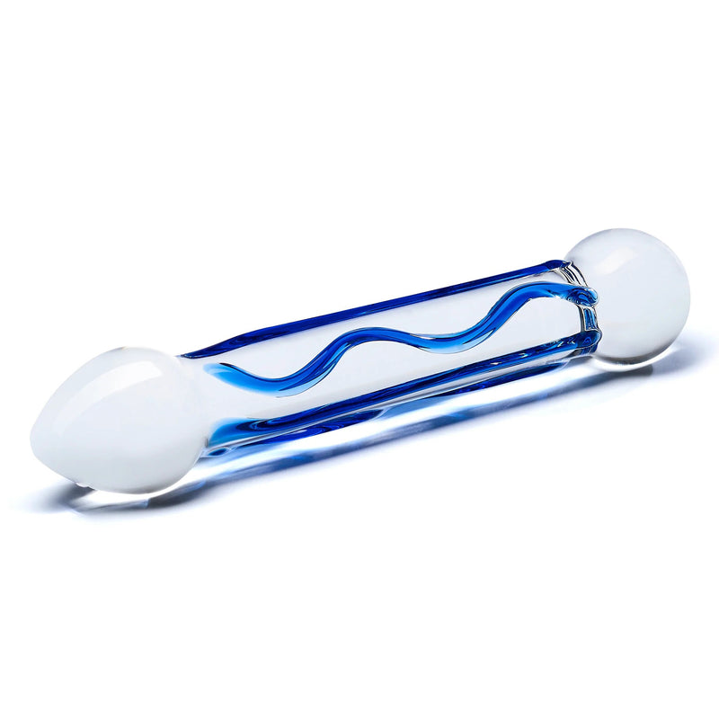 Electric Novelties 6.5 Inch Full Tip Textured Glass Dildo