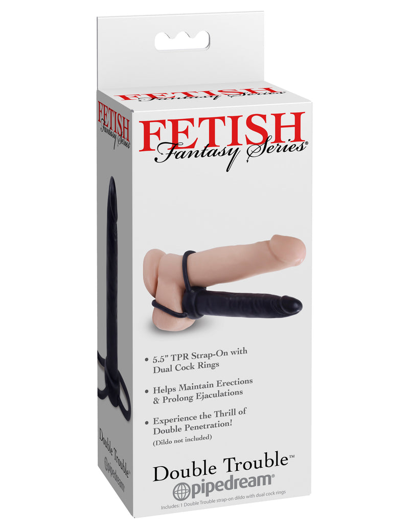 Pipedream Fetish Fantasies Series Double Trouble - Black