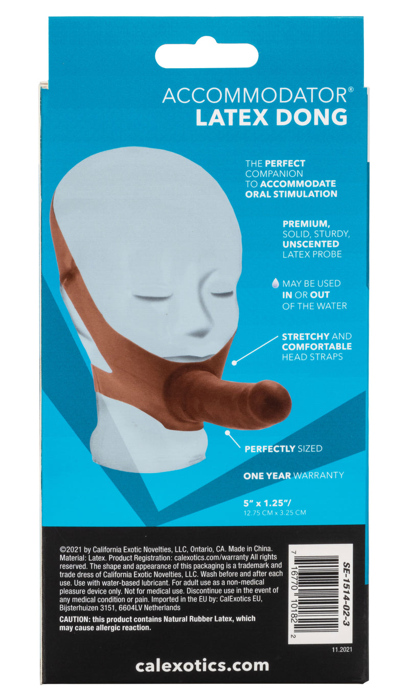 CalExotics The Original Accommodator Latex Dong - Brown