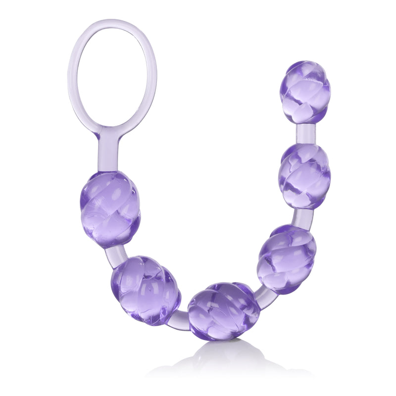 CalExotics Swirl Pleasure Beads - Purple