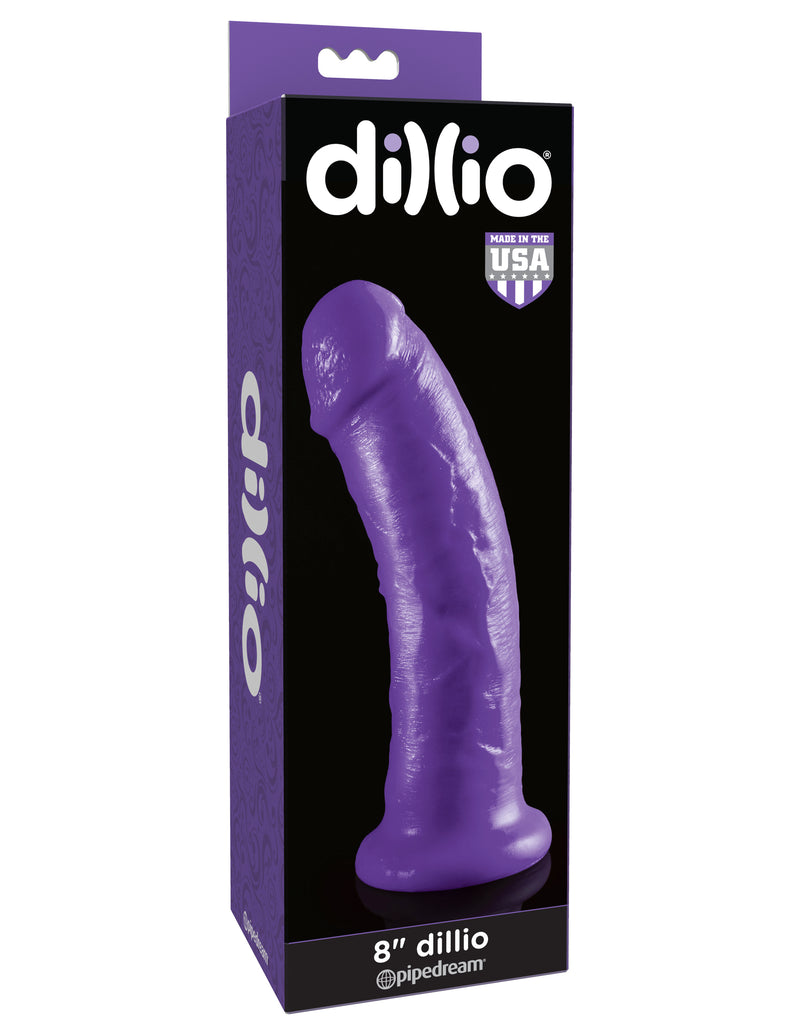 Pipedream Dillio Purple - 8 Inch Dillio