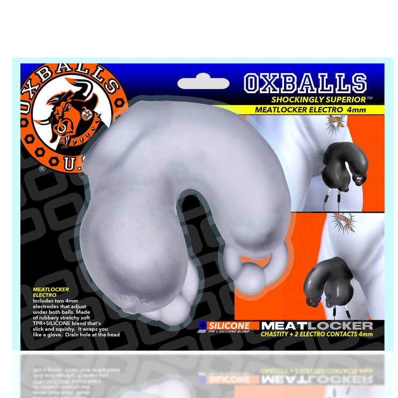 Oxballs Meatlocker Electro 4mm - Clear Ice