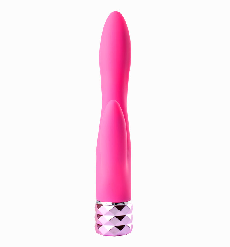 Maia Toys Victoria Crystal Gem Dual Vibrator - Pink