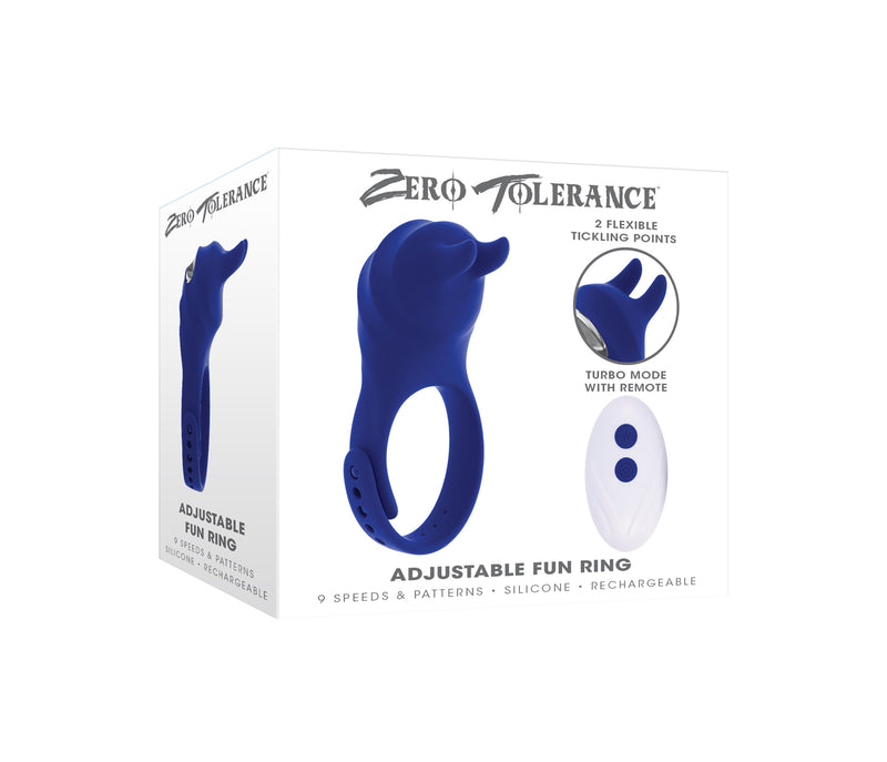 Evolved Novelties Adjustable Fun Ring Blue
