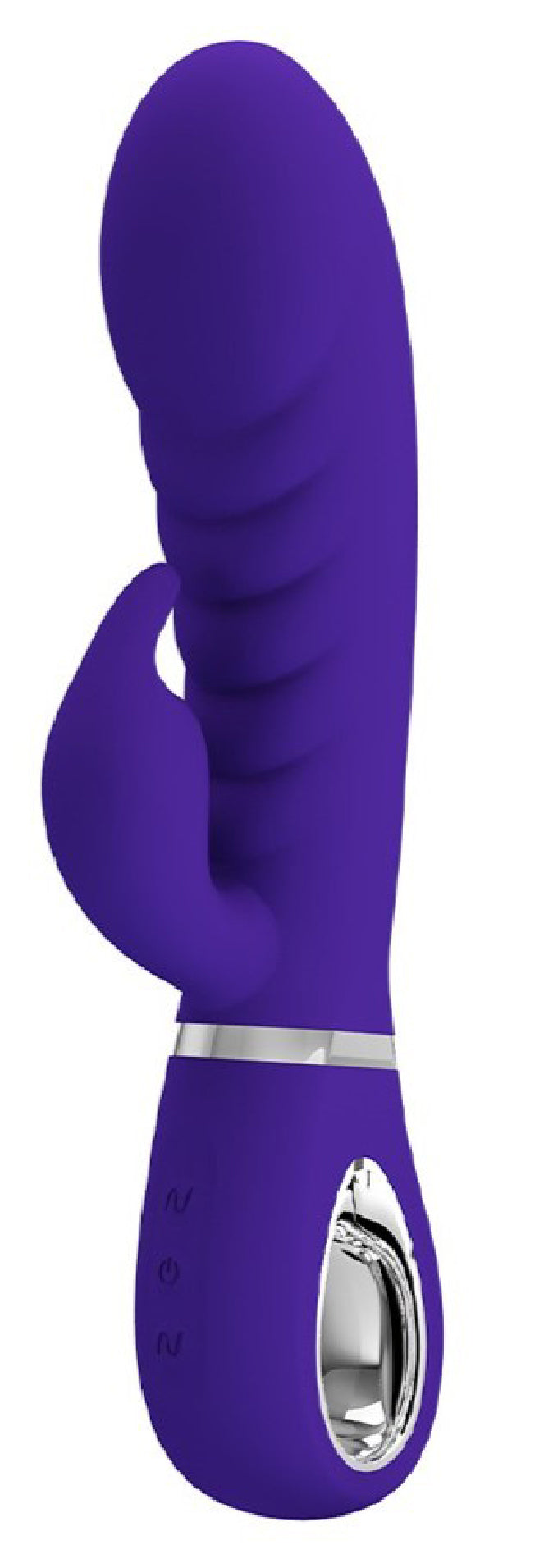 Pretty Love Prescott Super Soft Rabbit Silicone Vibrator - Purple
