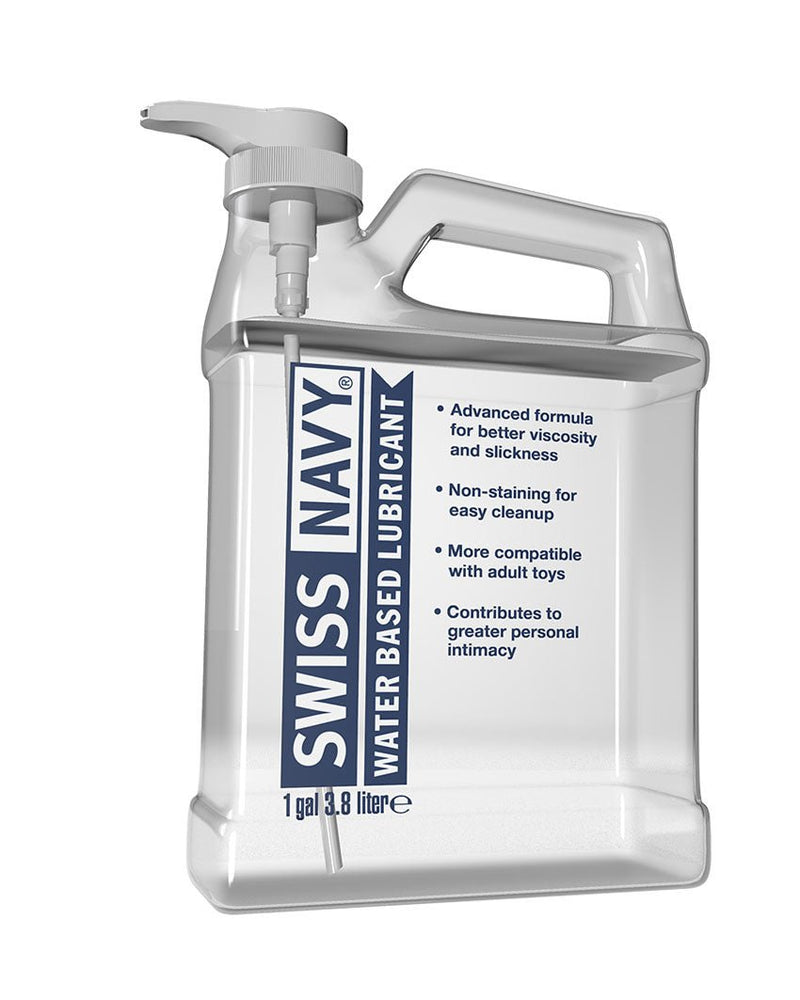 M.D. Science Lab Swiss Navy Water-Based Lubricant 1 Gallon