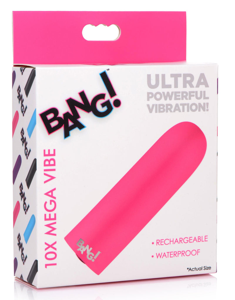 XR Brands 10x Mega Vibrator - Pink