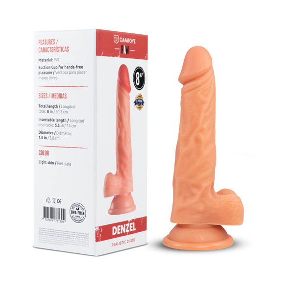 Camtoyz Raw Realistic Dildo Denzel - Light