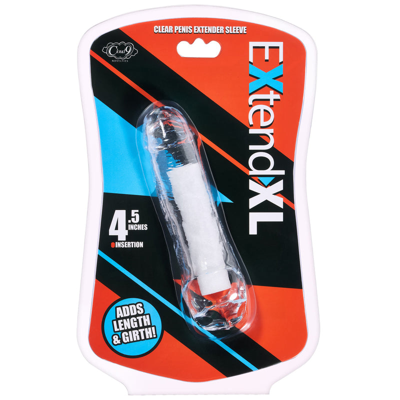 Cloud 9 Novelties Extend XL Penis Sleeve 4.5" - Clear