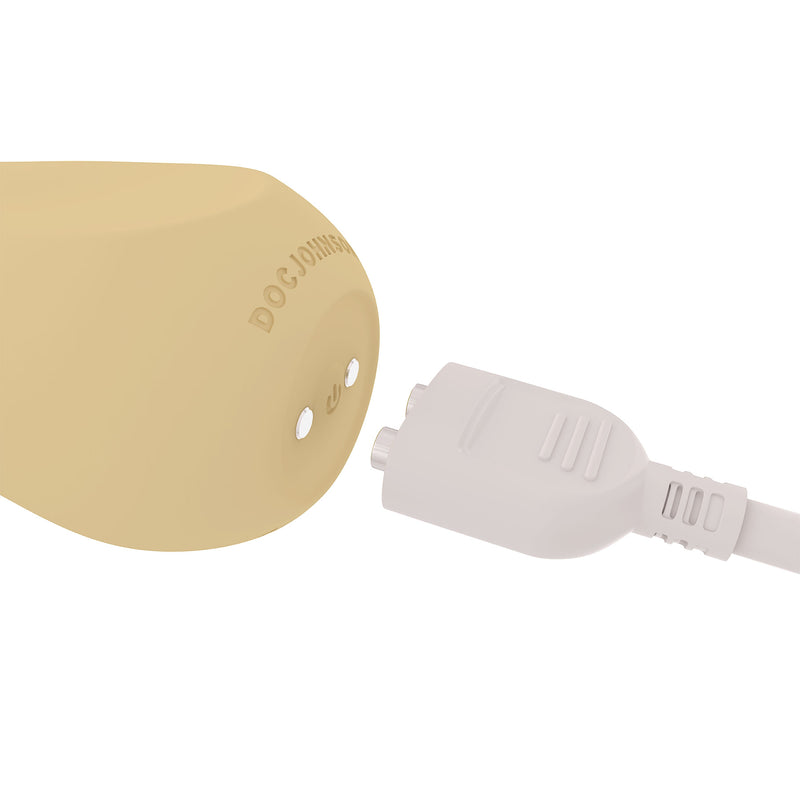 Doc Johnson Ritual - Sol - Rechargeable Silicone Pulsating Vibe - Yellow